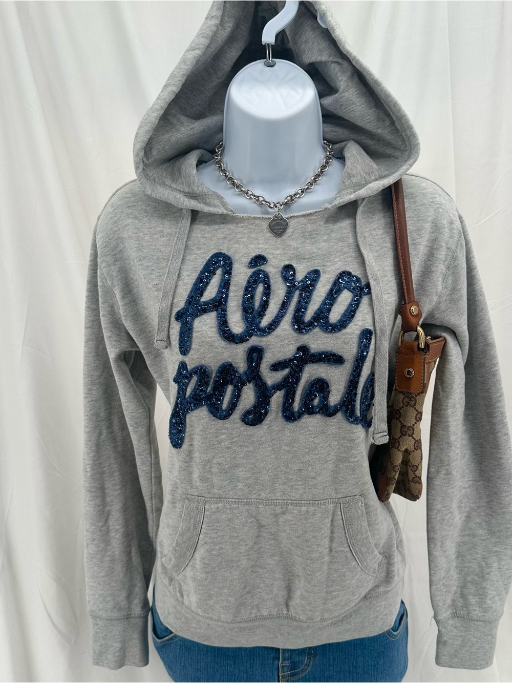 Coquette 2000s Aeropostale Hoodie Sweater